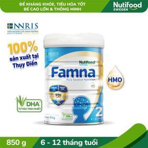 Sữa bột Nutifood Famna số 2 - Lon thiếc 850g (6-12 tháng)