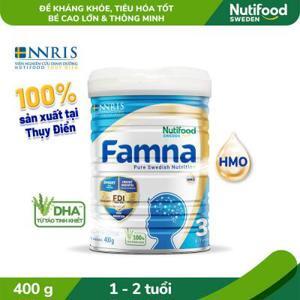 Sữa bột Nutifood Famna số 3 - Lon thiếc 400g (1-2 tuổi)