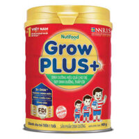 Sữa bột Nutifood Grow Plus+ (đỏ) Suy dinh dưỡng - hộp 900g (dành cho trẻ từ 1 tuổi trở lên bị suy dinh dưỡng)