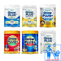 Sữa Bột Nutifood Grow Plus+ Xanh/ Đỏ/ Vàng/ Bạc 0+/1+/2+ Hộp /800g/900g
