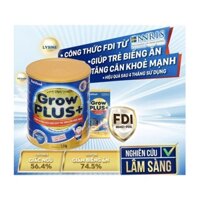 Sữa bột NutiFood Grow Plus+ tăng cân khoẻ mạnh lon 900g