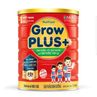 SỮA BỘT NUTIFOOD GROW PLUS+ ĐỎ 900G -CHO TRẺ SUY DINH DƯỠNG, THẤP CÒI (Trên 1 Tuổi).