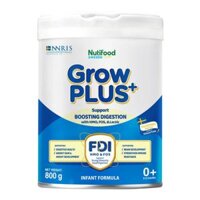 Sữa bột Nutifood GrowPlus+ Boosting Digestion 800g (0-12M)