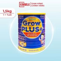 Sữa bột Nutifood GrowPLUS+ xanh trên 1 tuổi lon 1.5 kg dinh dưỡng cho bé tăng cân khỏe mạnh