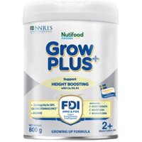Sữa bột Nutifood GrowPLUS+ bạc 800g (Trên 2 tuổi) - Ruby Kids