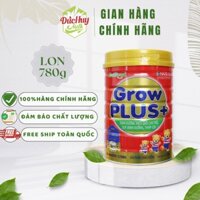 Sữa bột Nutifood Growplus đỏ + Suy dinh dưỡng thấp còi cho trẻ dưới 1 tuổi Lon 350g_780g