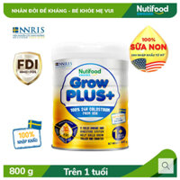 Sữa Bột Nutifood GrowPLUS+ Sữa Non Trên 1 Tuổi Lon 800g