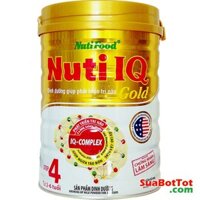 Sữa Bột Nutifood Nuti IQ Gold Step 4 - Hộp 900g (Cho Bé 2-6 Tuổi)