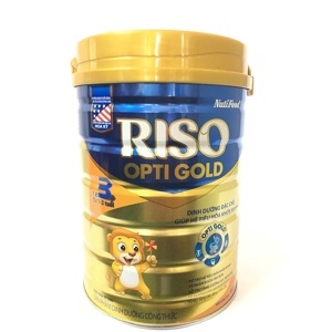 Sữa bột Nutifood Riso Opti Gold 3 - Hộp 900g (Cho bé từ 1-2 tuổi)