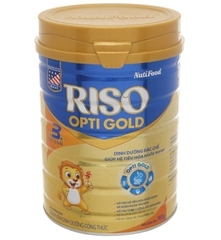 Sữa bột Nutifood Riso Opti Gold 3 - Hộp 900g (Cho bé từ 1-2 tuổi)