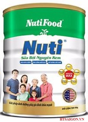 Sữa bột Nutifood Nuti nguyên kem - hộp 900g (mọi lứa tuổi)