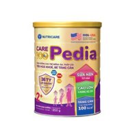 Sữa bột Nutricare Care 100 Pedia 850g 2+ (hỗ trợ tăng cân)