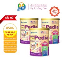 Sữa bột Nutricare Care 100 Pedia Số 0 1 2 - 850g Phát triển cân nặng & chiều cao vượt trội cho bé