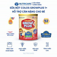 Sữa bột Nutricare Colos Growplus 1+ cho trẻ nhẹ cân, thấp còi 1-2tuổi 850gam (Grow plus)