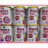 SỮA BỘT NUTRICARE HANIE KID SỐ 0, 1, 2 LON 800-850G