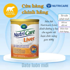 Sữa bột Nutricare Liver - 400g, cho người rối loạn chức năng gan