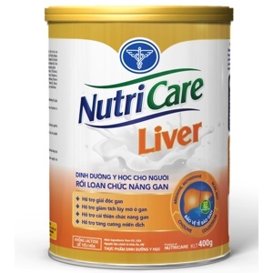 Sữa bột Nutricare Liver - 400g, cho người rối loạn chức năng gan