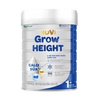 Sữa bột Nuvi Grow Height 1+ 800g (Từ 1-2 tuổi) - Hỗ trợ phát triển chiều cao