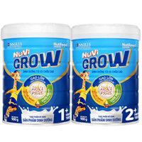 Sữa bột Nuvi grow từ 1 tuổi 900g - mẫu mới nhất