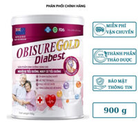 Sữa Bột OBISURE GOLD DIABEST (900g) - Sữa Dinh Dưỡng Dành Cho Người Tiểu Đường. Giúp ổn định đường huyết