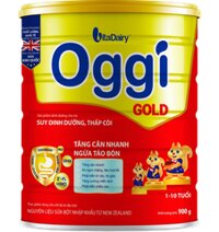 Sữa bột Oggi Gold, dành cho trẻ thấp còi, suy dinh dưỡng - 900g (Từ 1-10 tuổi)