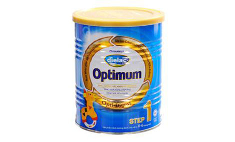 Sữa bột Dielac Optimum Step 1 - hộp 900g (dành cho trẻ từ 0 - 6 tháng)
