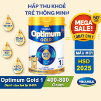 Sữa bột Optimum Gold 1- Sữa mát với HMO - Sữa công thức Vinamilk, giúp Tăng cân, chiều cao, tiêu hóa, phát triển não bộ.