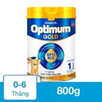 Sữa bột Optimum Gold số 1 800g (0 - 6 tháng) - Giao bao bì ngẫu nhiên