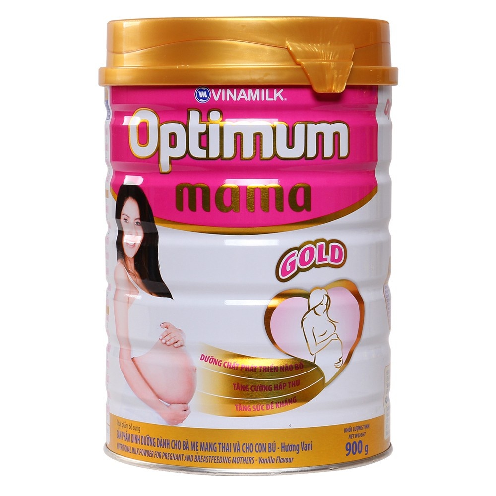 Sữa bột Optimum Mama Gold vani lon 900g