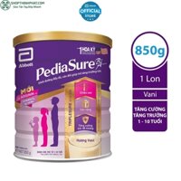 Sữa bột Pediasure 850g hương vani