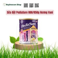 Sữa bột PediaSure Abbott hương vani bổ sung dinh dưỡng cho bé từ 1-10 tuổi (850G/800G)