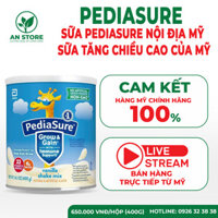Sữa Bột Pediasure Chuẩn Nội Địa Mỹ, 100% Chính Hãng, Giá Tốt
