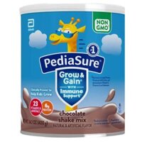 Sữa Bột PediaSure Grow & Gain Shake Mix Powder Hương Socola Mỹ Cho Bé Từ 1 Tuổi