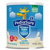 Sữa Bột PediaSure Grow & Gain Shake Mix Powder Hương Vanilla Mỹ Cho Bé Từ 1 Tuổi