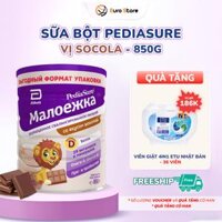 Sữa bột Pediasure Nga (850g) – Vị Socola (Dành cho bé từ 1-10 tuổi)