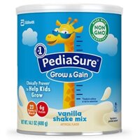 Sữa bột pediasure vanilla grow&gain 400g Mỹ cho bé từ 1 -10 tuổi