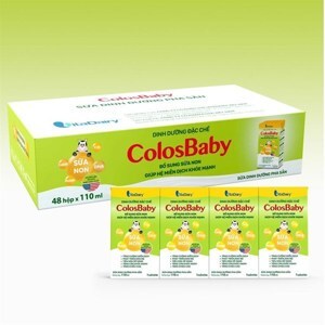 Sữa bột pha sẵn ColosBaby - Vỉ 4 hộp 180ml