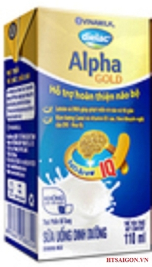 Sữa bột pha sẵn Dielac Alpha Gold 110ml