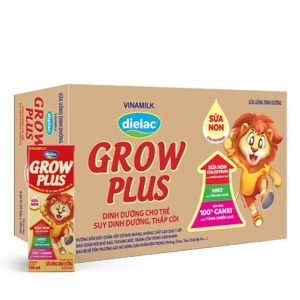 Sữa bột pha sẵn Dielac Grow Plus 180ml - thùng 48 hộp