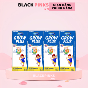 Sữa bột pha sẵn Dielac Grow Plus xanh 180ml - thùng 48 hộp