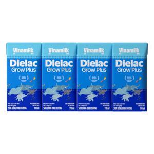 Sữa bột pha sẵn Dielac Grow Plus 110ml - Lốc 4 hộp