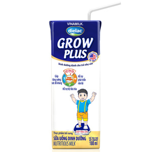 Sữa bột pha sẵn Dielac Grow Plus 180ml - Lốc 4 hộp