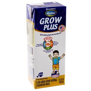 Sữa bột pha sẵn Dielac Grow Plus 180ml - Lốc 4 hộp