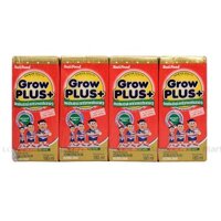 Sữa Bột Pha Sẵn Grow Plus+ Suy Dinh Dưỡng Hương Vani Lốc 4 Hộp 180ML