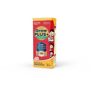 Sữa bột pha sẵn Nuti Grow Plus đỏ 180ml/hộp (48 hộp/thùng)