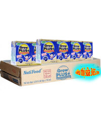 Sữa bột pha sẵn Nuti Grow Plus xanh 110 Ml x 48 hộp: dinh dưỡng cho trẻ từ 12 tháng tăng cân khỏe mạnh
