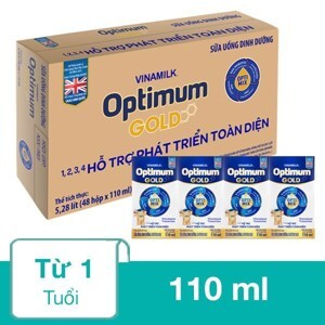 Sữa bột pha sẵn Optimum Gold 110ml - thùng 48 hộp