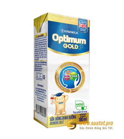 Sữa bột pha sẵn Optimum Gold 180ml - thùng 48 hộp