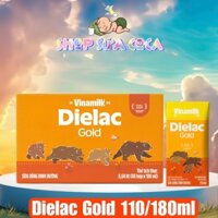Sữa Bột Pha Sẵn Vinamilk Dielac Gold 110ml/180ml Sữa Non Thùng 48 Hộp