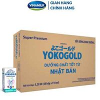 Sữa bột pha sẵn Vinamilk YOKOGOLD - Thùng 48 hộp 110ml